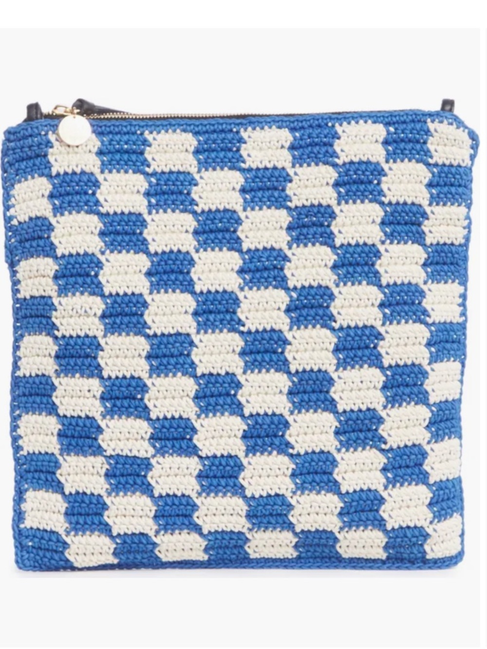 Clare V Crochet Cotton Foldover Clutch - Picture 2 of 8